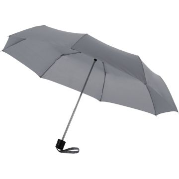 Hopfällbart paraply - Ida - 21,5"-Grå färg Harmaa 