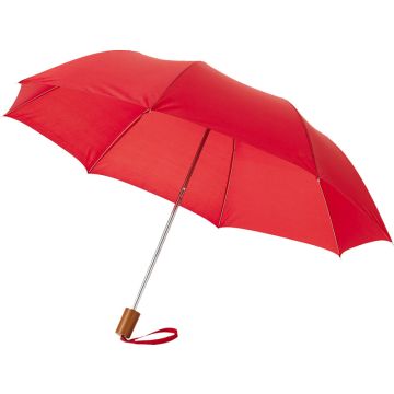 Hopfällbart paraply - Oho - 20"-Röd färg Punainen 