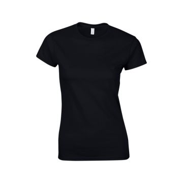Softstyle Women's T-Shirt-Black färg Musta 