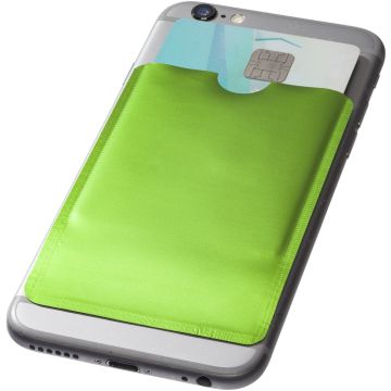 Korttitasku kännykkään - Alumiini - Vihreä färg Grön Bullet
