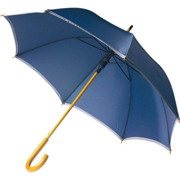 Paraply - Reflexkant - Mörkblå färg Tummansininen 