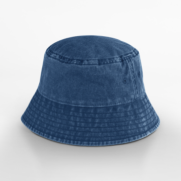 Bucket Hat - Vintage-Denim färg Denim Beechfield