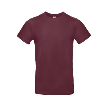 #E190 T-Shirt-Burgundy färg Burgundy 