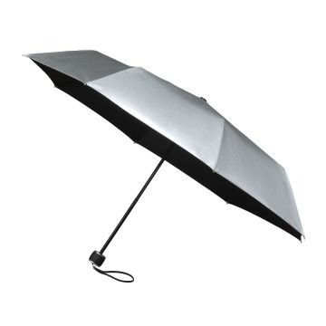 Hopfällbart paraply - Minimax® - Manuell-Svart/silver färg Svart/silver 