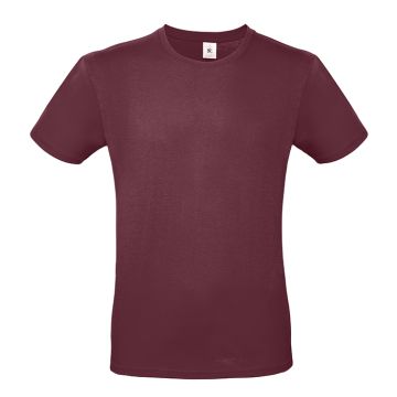 #E150 T-Shirt-Burgundy färg Burgundy B&C