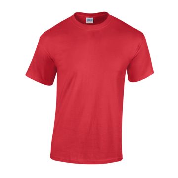 Heavy Cotton Adult T-Shirt-Red färg Red Gildan